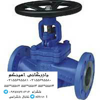شیر فلکه سوزنی فلنج دار