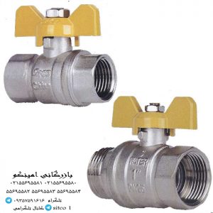 قیمت شیر توپی ابی دسته کلیدی